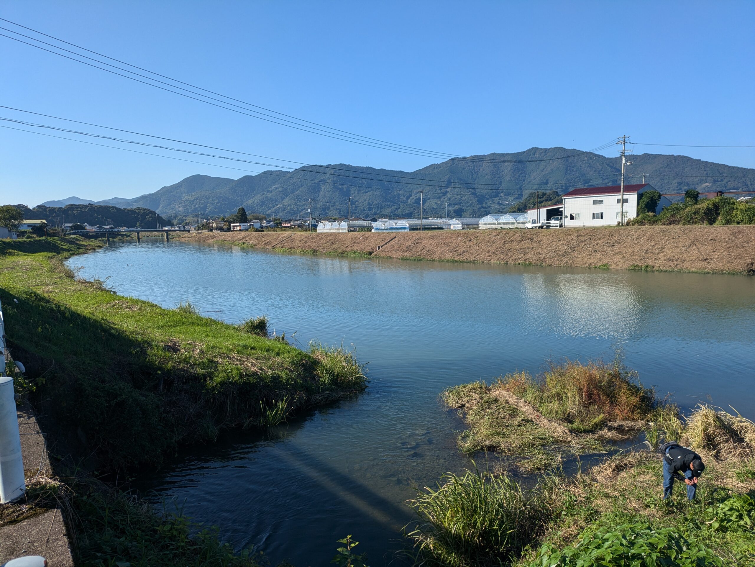 バス釣りフィールド高知県波介川の写真。